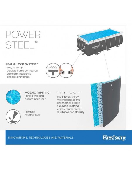 Piscine hors-sol Bestway montage facile sans outils Piscine hors-sol Bestway montage facile sans outils