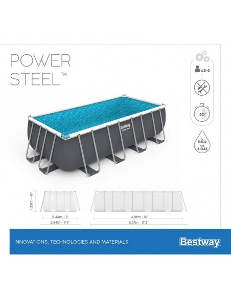 Piscine Bestway 56670 avec échelle de sécurité Piscine Bestway 56670 avec échelle de sécurité