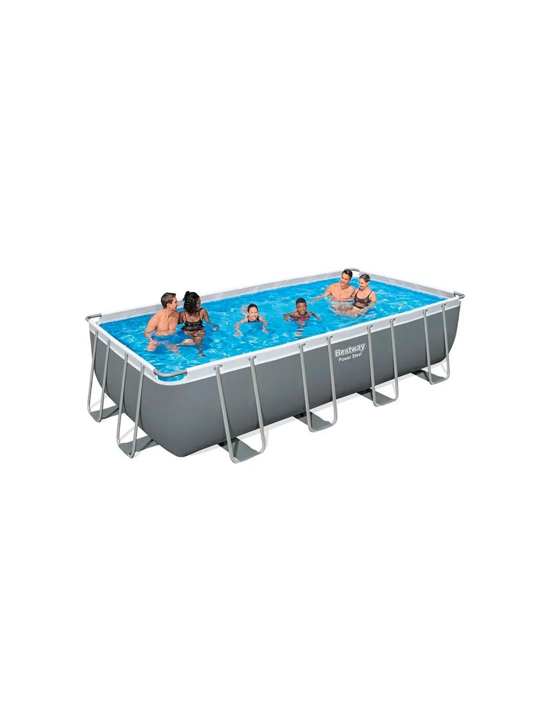 Bestway Power Steel 56465 piscine rectangulaire complète jardin