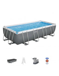 Bestway Power Steel 56465 piscine extérieure structure acier durable 2