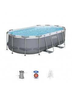 Piscine hors sol Bestway Power Steel 56620 durable été 2