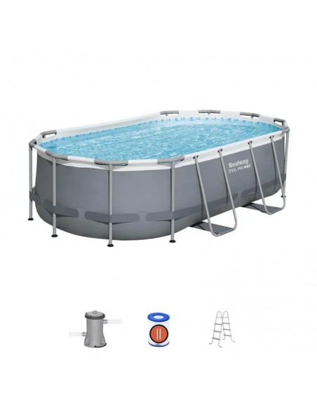 Piscine Bestway Power Steel 56620 espace baignade confortable Piscine Bestway Power Steel 56620 espace baignade confortable