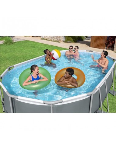Piscine hors sol structure acier Bestway jardin extérieur été Piscine hors sol structure acier Bestway jardin extérieur été
