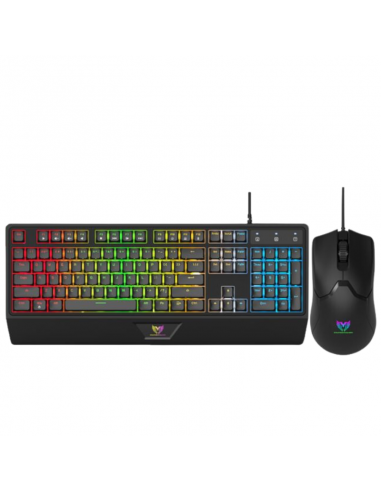 Ensemble Clavier et Souris Gamer Filaire STAR WAVE GCM1089 RGB - Noir(GCM1089 GAMING)