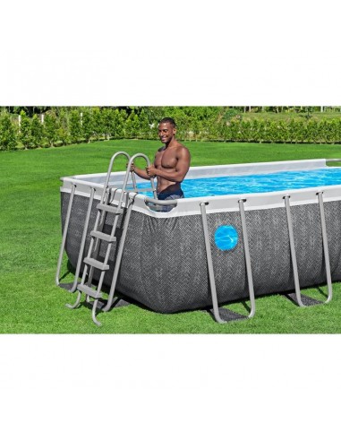 Piscine familiale Bestway grande taille jardin extérieur gris Piscine familiale Bestway grande taille jardin extérieur gris
