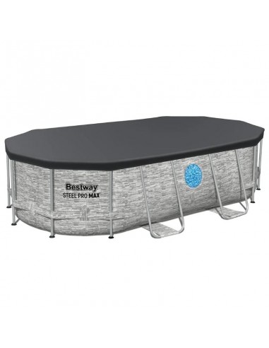 Piscine jardin Bestway hors sol ovale famille été Piscine jardin Bestway hors sol ovale famille été