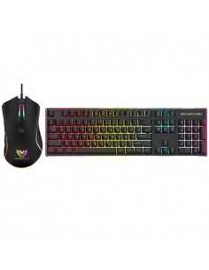 Ensemble Clavier et Souris Gamer Filaire STAR WAVE GCM1090 RGB - Noir(GCM1090 GAMING)
