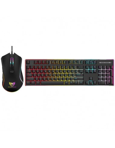 Ensemble Clavier et Souris Gamer Filaire STAR WAVE GCM1090 RGB - Noir(GCM1090 GAMING)