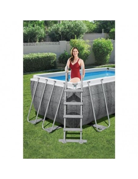 Piscine Bestway Power Steel rectangulaire 4.12x2.01x1.22 Piscine Bestway Power Steel rectangulaire 4.12x2.01x1.22