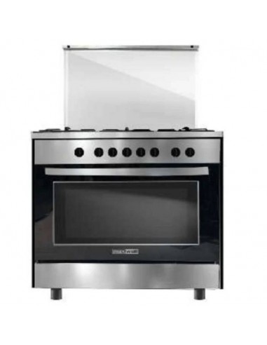 Cuisinière MAXWELL MAX-CFM90EIX 90cm 5 Feux - Inox (MAX-CFM90EIX)