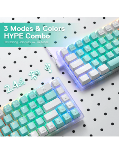 Clavier Gamer Mécanique Redragon Castor Pro K631 PRO-GW RGB Blanc(K631RGB-PRO-GW) Clavier Gamer Mécanique Redragon Castor Pro K631 PRO-GW RGB Blanc(K631RGB-PRO-GW)