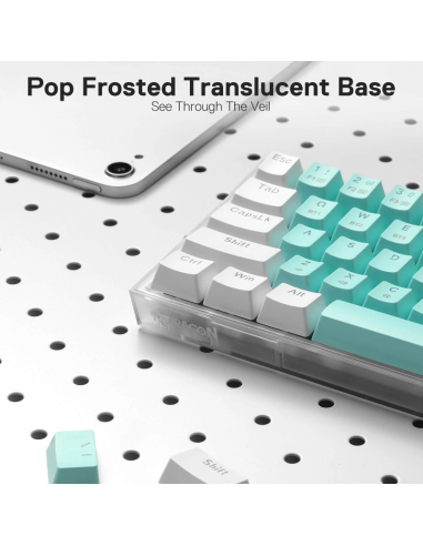 Clavier Gamer Mécanique Redragon Castor Pro K631 PRO-GW RGB Blanc(K631RGB-PRO-GW) Clavier Gamer Mécanique Redragon Castor Pro K631 PRO-GW RGB Blanc(K631RGB-PRO-GW)