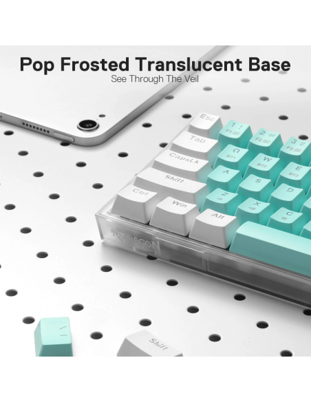 Clavier Gamer Mécanique Redragon Castor Pro K631 PRO-GW RGB Blanc(K631RGB-PRO-GW) Clavier Gamer Mécanique Redragon Castor Pro K631 PRO-GW RGB Blanc(K631RGB-PRO-GW)