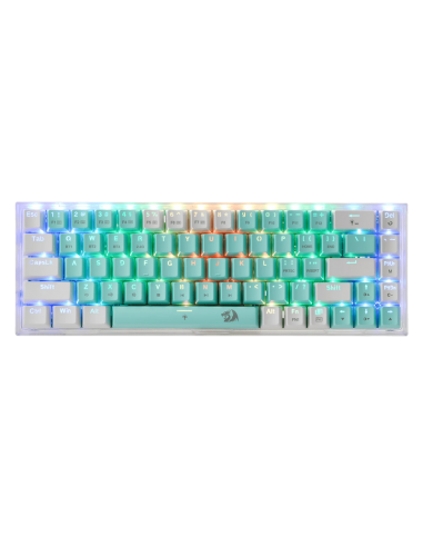 Clavier Gamer Mécanique Redragon Castor Pro K631 PRO-GW RGB Blanc(K631RGB-PRO-GW)