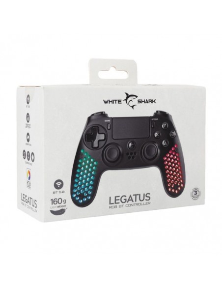 Manette de Jeu WHITE SHARK Sans Fil PLEGATUS - Noir(GPW-4009 ) Manette de Jeu WHITE SHARK Sans Fil PLEGATUS - Noir(GPW-4009 )