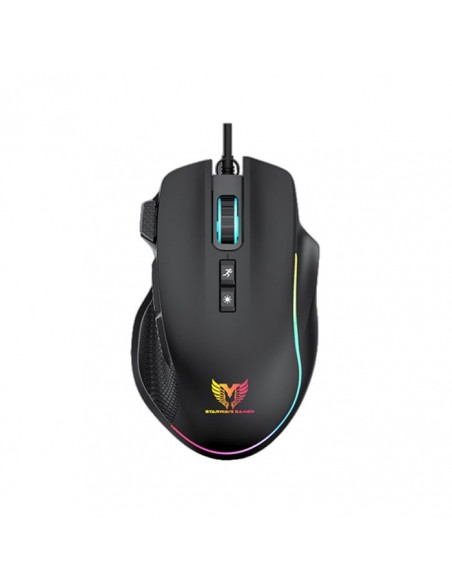 Souris Gamer Filaire STAR WAVE GM1100 Rétroéclairage RGB - Noir(GM1100 GAMING)