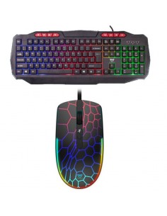 Pack Gamer Clavier & Souris Star Wave GCM1093 RGB Noir(GCM1093 GAMING)