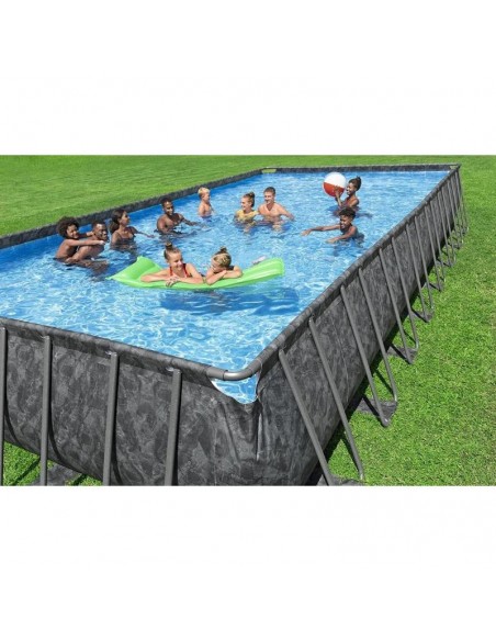 Piscine Bestway APX 365 561KJ avec échelle de sécurité quatre marches Piscine Bestway APX 365 561KJ avec échelle de sécurité quatre marches