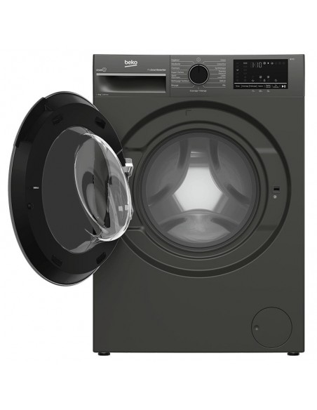 Lave Linge Frontal Beko B3WFU4822MG 8Kg Inverter Gris Foncée Lave Linge Frontal Beko B3WFU4822MG 8Kg Inverter Gris Foncée