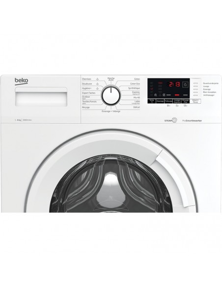 Machine a laver Beko 6kg Frontale WUE6513XWW Inverter Blanc Machine a laver Beko 6kg Frontale WUE6513XWW Inverter Blanc