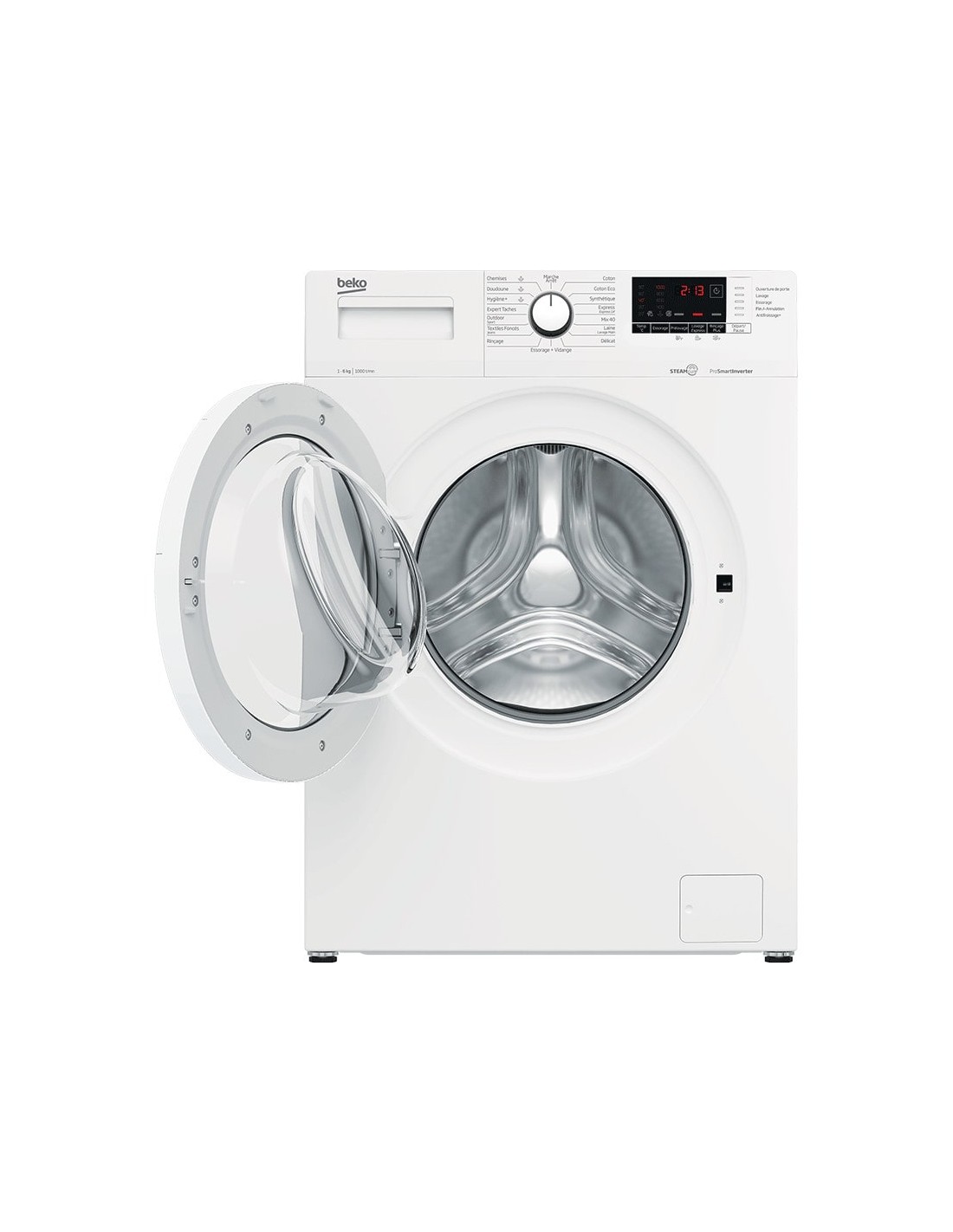 Efficacité énergétique A+++ de la machine Beko WUE6513XWW