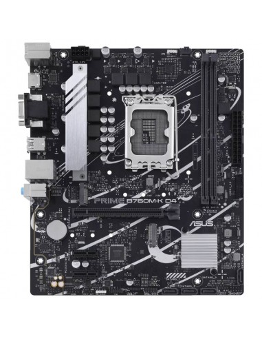 ASUS PRIME B760M-K D4 carte mère Intel LGA1700 DDR4 ASUS PRIME B760M-K D4 carte mère Intel LGA1700 DDR4
