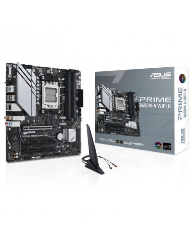Carte Mère ASUS PRIME B650M-A WIFI II AM5 vue complète Carte Mère ASUS PRIME B650M-A WIFI II AM5 vue complète
