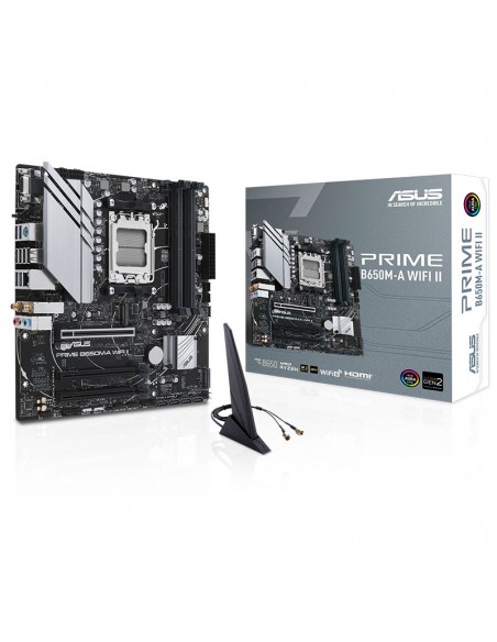 Carte Mère ASUS PRIME B650M-A WIFI II AM5 vue complète Carte Mère ASUS PRIME B650M-A WIFI II AM5 vue complète