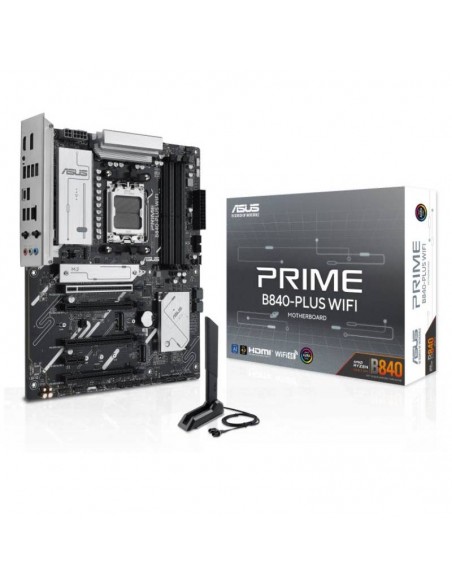 Carte mère AMD AM5 ASUS B840-PLUS WIFI vue complète Carte mère AMD AM5 ASUS B840-PLUS WIFI vue complète