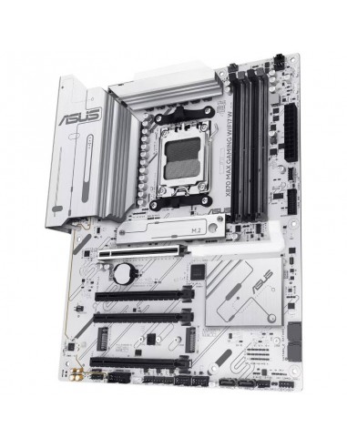 ASUS X870 MAX GAMING WIFI7 W connecteurs M.2 et SATA ASUS X870 MAX GAMING WIFI7 W connecteurs M.2 et SATA