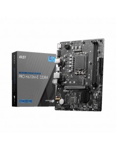 MSI Pro H610M-E DDR4 carte mère Intel LGA 1700 vue globale