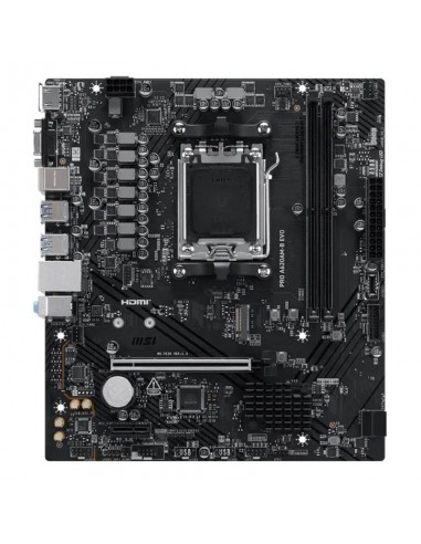 Vue générale de la carte mère MSI A620AM-B EVO Vue générale de la carte mère MSI A620AM-B EVO