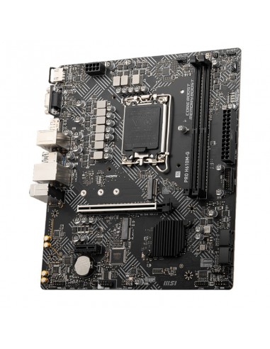 MSI PRO H610M-G DDR5 slots mémoire haute performance 96 Go MSI PRO H610M-G DDR5 slots mémoire haute performance 96 Go