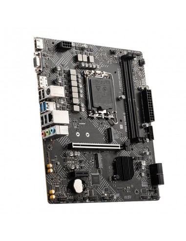 motherboard MSI PRO H610M-G Intel H610 chipset vue détaillée motherboard MSI PRO H610M-G Intel H610 chipset vue détaillée