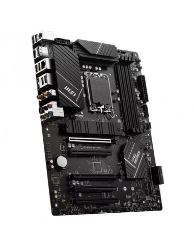 Vue détaillée motherboard MSI PRO B760-P WIFI DDR4 Vue détaillée motherboard MSI PRO B760-P WIFI DDR4