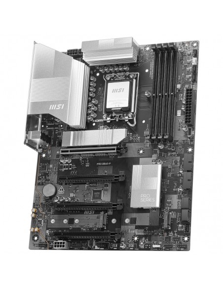 Carte mère ATX MSI PRO B860-P installation processeur Intel Carte mère ATX MSI PRO B860-P installation processeur Intel