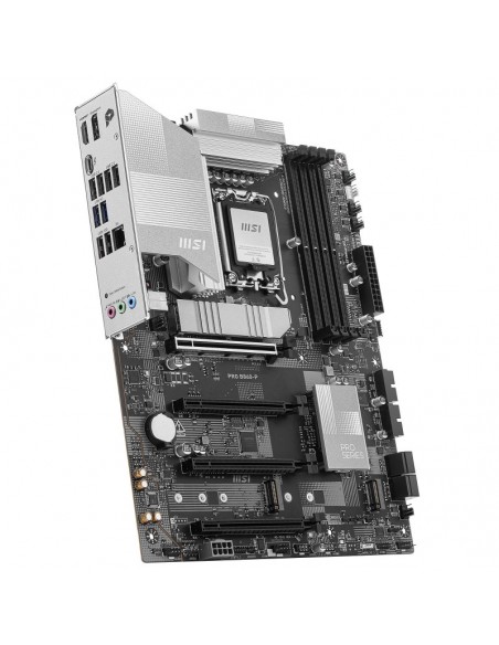 MSI PRO B860-P LGA1851 DDR5 vue connecteurs stockage M.2 MSI PRO B860-P LGA1851 DDR5 vue connecteurs stockage M.2