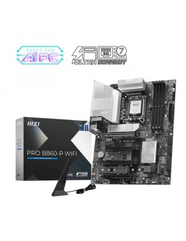 MSI Pro B860-P Wifi carte mère DDR5 Intel LGA 1851 MSI Pro B860-P Wifi carte mère DDR5 Intel LGA 1851