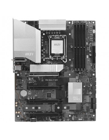 Vue complète de la carte mère MSI PRO B860-P WIFI Vue complète de la carte mère MSI PRO B860-P WIFI