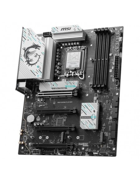 Vue complète carte mère MSI B860 Gaming Plus LGA 1851 Vue complète carte mère MSI B860 Gaming Plus LGA 1851