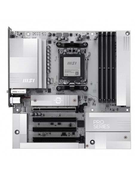 carte mère AMD AM5 B850 chipset MSI détail carte mère AMD AM5 B850 chipset MSI détail