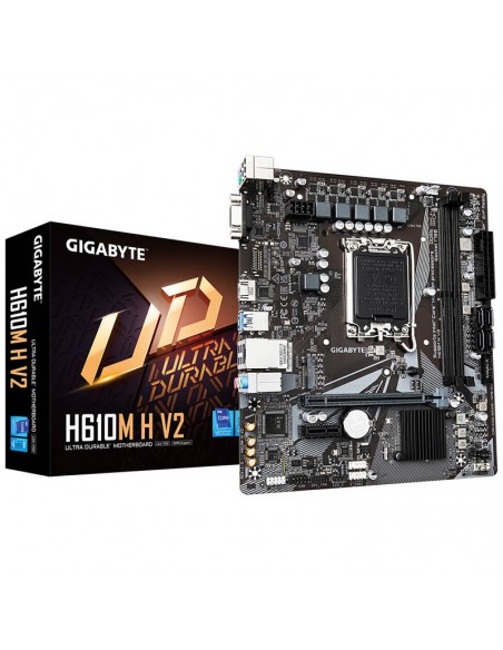 Gigabyte H610M H V2 G10 carte mère LGA 1700 DDR5 vue globale Gigabyte H610M H V2 G10 carte mère LGA 1700 DDR5 vue globale