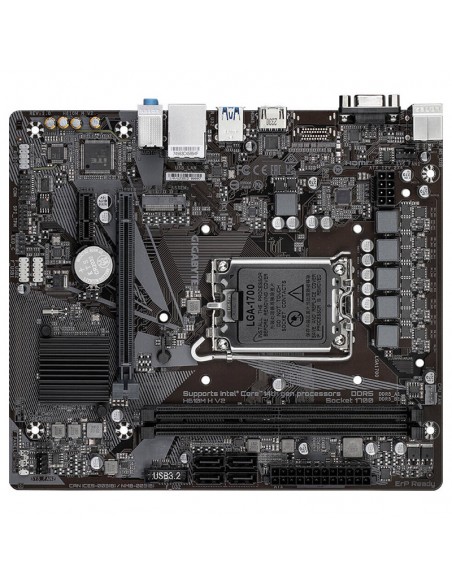 Gigabyte H610M H V2 G10 socket Intel LGA 1700 processeur Gigabyte H610M H V2 G10 socket Intel LGA 1700 processeur