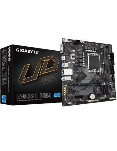 Gigabyte B760M H DDR4 design compact Micro ATX Gigabyte B760M H DDR4 design compact Micro ATX