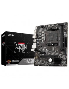 MSI A520M-A PRO emplacement mémoire DDR4 double canal 2