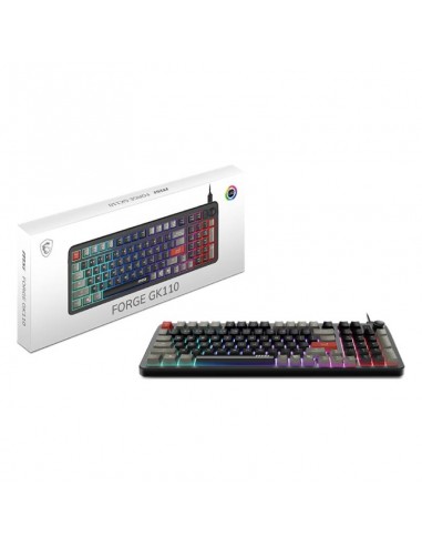 Clavier gamer MSI noir robuste entrée de gamme Clavier gamer MSI noir robuste entrée de gamme