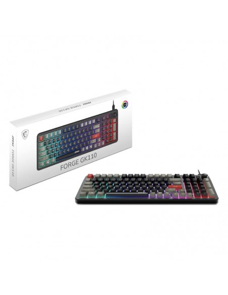 Clavier gamer MSI noir robuste entrée de gamme Clavier gamer MSI noir robuste entrée de gamme