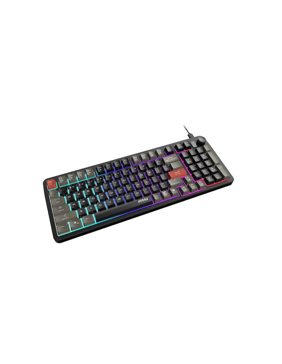 Clavier gaming AZERTY MSI anti-ghosting 26 touches