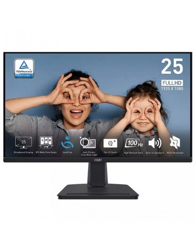 Ecran MSI Pro MP251 24.5'' FHD 100Hz IPS Noir(9S6-3PC2CM-002)
