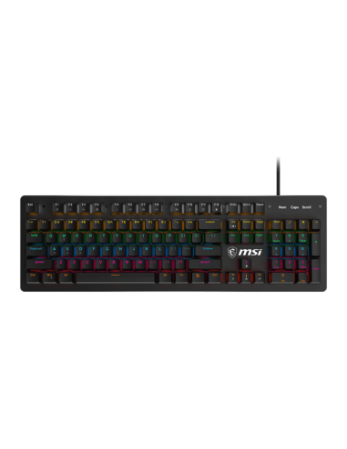Clavier gamer MSI Forge GK300 USB filaire AZERTY Clavier gamer MSI Forge GK300 USB filaire AZERTY